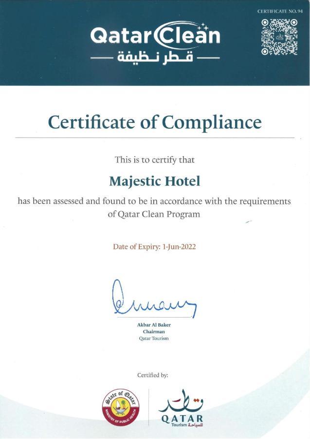 Majestic Hotel Doha Exterior foto